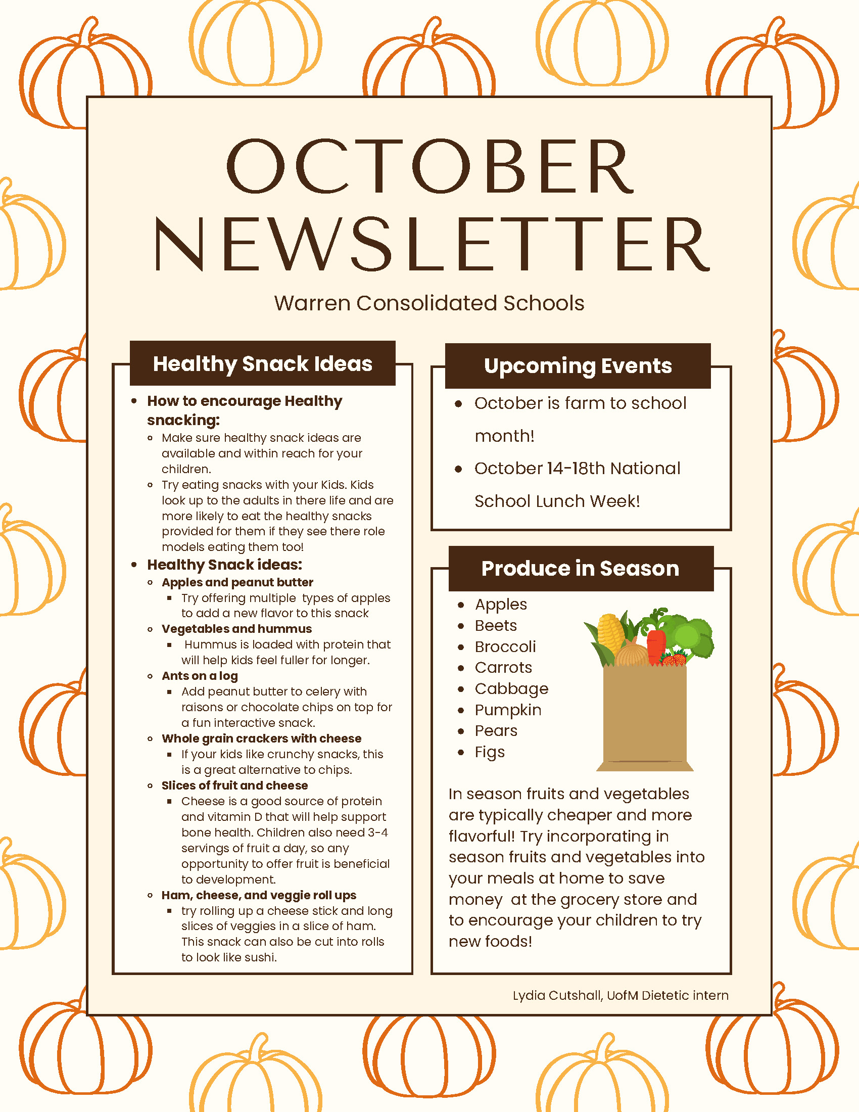 October Newsletter