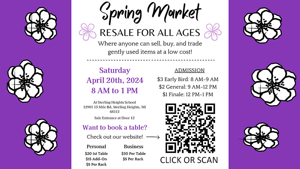 SHHS Spring Market event
